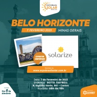 Chegando em BH, na Expo Brasil Solar, presencial e gratuita