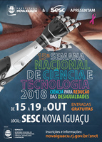 Estaremos na 15ª Semana de Ciência e Tecnologia de Nova Iguaçu