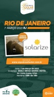 Venha para a Expo Brasil Solar no Rio de Janeiro, é gratuita