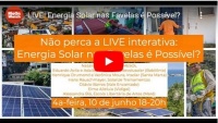 Gravação da live: Energia Solar nas Favelas é Possível!