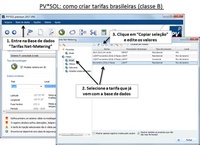 Tarifas brasileiras no software PV*SOL: instrução como criar e editar