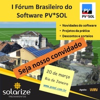 Concorra a convites para o Fórum PV*SOL