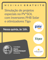 Webinar: Simulação de projetos com otimizadores TIGO e inversores PHB no PV*SOL