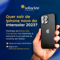 Saia da Intersolar com um iPhone 14 novinho em folha!
