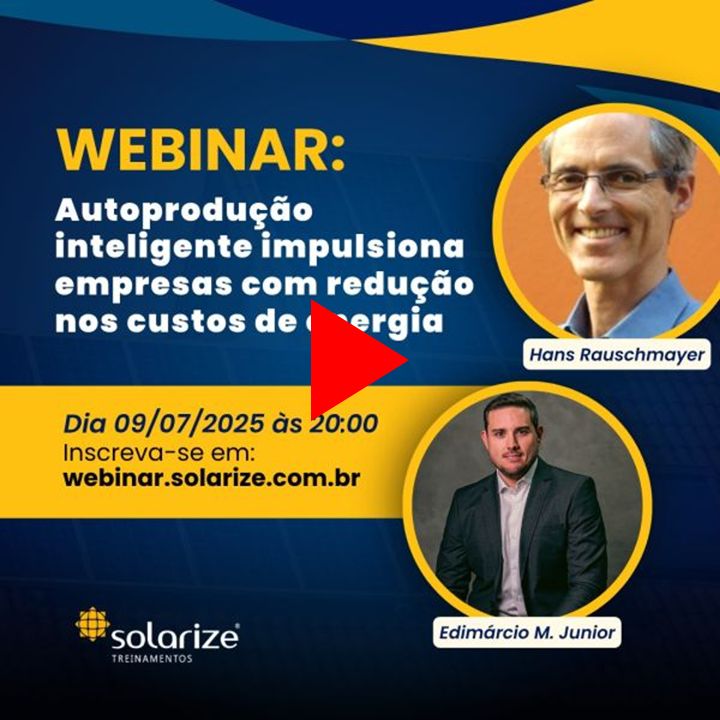 Gravação do webinar: autoprodução inteligente impulsiona empresas com redução nos custos de energia
